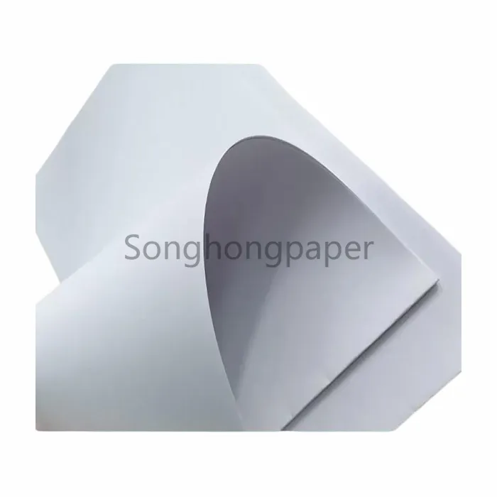 Papier à revêtement brillant 100% vierge