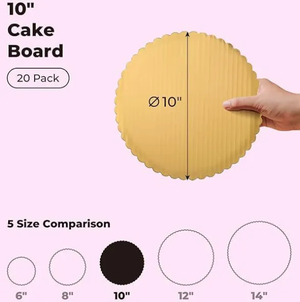 Emballage de cuisson, Base de papier pour gâteau d'anniversaire, papier Fbb en carton ivoire de qualité alimentaire