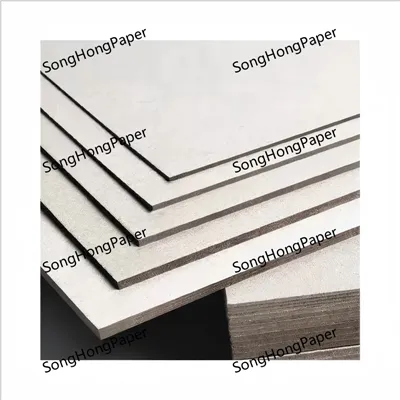 1,5 mm / 2,0 / 2,5 épaisseur élevée et bonne rigidité Papier en chipe gris pour la boîte de panier