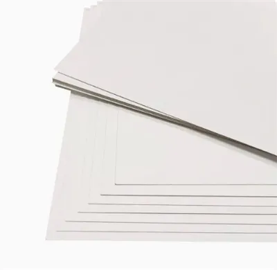 Boîte à boîtier de carte en ivoire blanc C1S