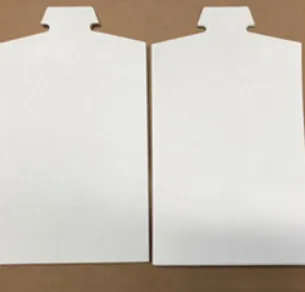 Emballage de vêtements Carton Une-face Blanc Une-face Base grise Papier pour tableau blanc